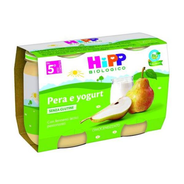 Hipp Omogeneizzati Pera E Yogurt Senza Glutine 1 X 125 G - Family