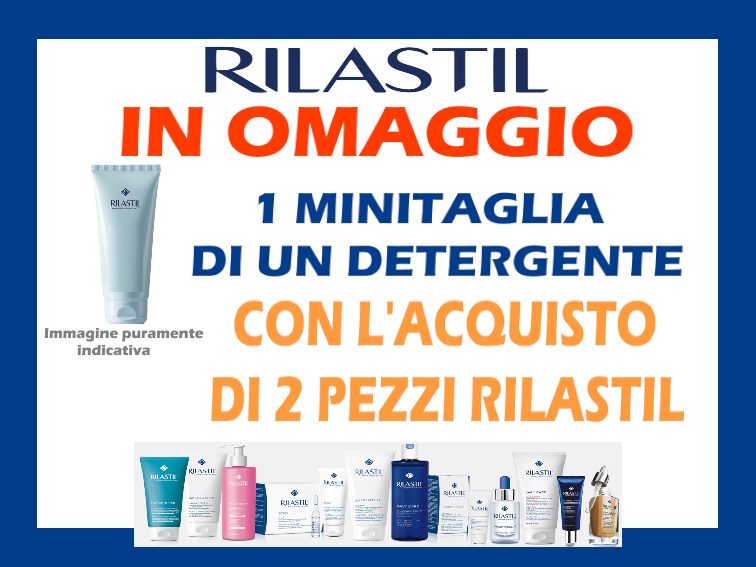 RILASTIL 2 pezzi e in regalo 1 mini detergente